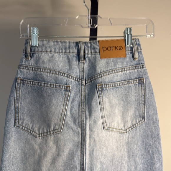 PARKE denim skirt XS - Picture 3 of 4